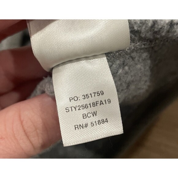 Patagonia Womens Better Sweater 1/4 Zip Sz L Fleece Hiking Pullover Jacket Gray - Picture 4 of 7